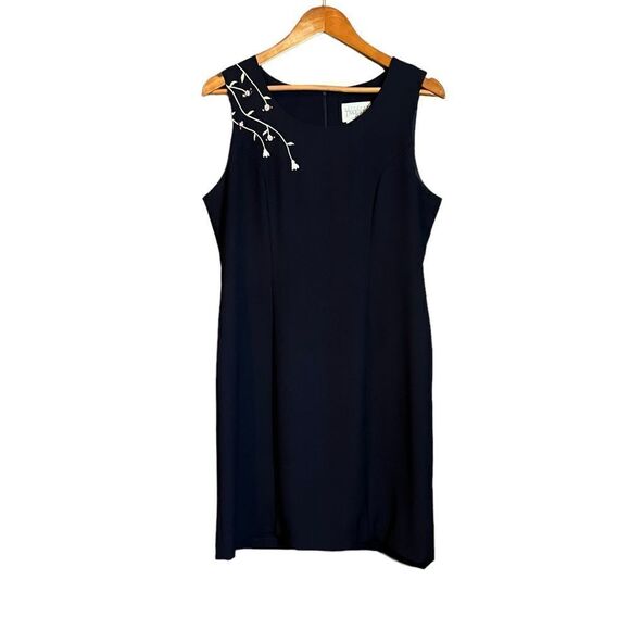 Northern traditions navy shift dress. Size 10 - Picture 1 of 7